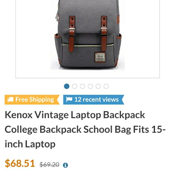 kenox leather backpack